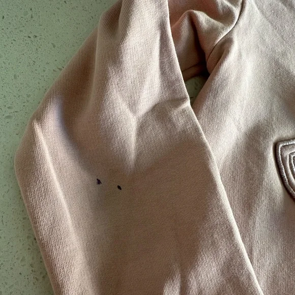 Moncler Girls Sweater Sweatshirt Dress Pink Logo 5